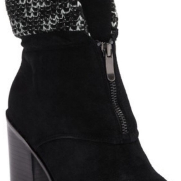 Black Suede Boots by Chinese Laundry NWOT - Picture 2 of 3